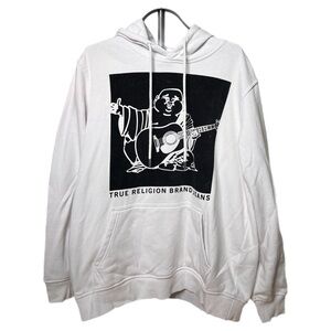 True Religion White Hoodie